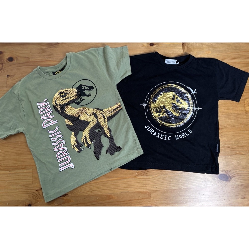 Jurassic Park/World Sequin Shirt Bundle Of 2 Size‎ 4/6